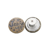 Kancing Pengencang Pinggang Celana Jeans Modern Tanpa Paku, Dapat Disesuaikan, Lapisan Logam Perunggu Ramah Lingkungan, Dapat Dilepas, Pipih, Besar, Pengurang Pinggang