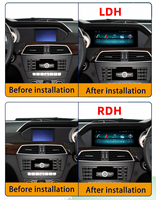 Snapdragon 665/685 untuk Mercedes-Benz C-Class W204 S204 NTG 4.5 8.8" Radio Mobil, CarPlay Nirkabel & Android Auto Head Unit GPS BT