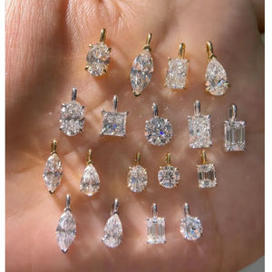 IGI Certificate 0.5ct-1ct Lab Grown Diamond <strong>Pendant</strong> 10K <strong>Solid</strong> <strong>Gold</strong> Without Chain CVD/HPHT Lab Diamond - Product Image 2