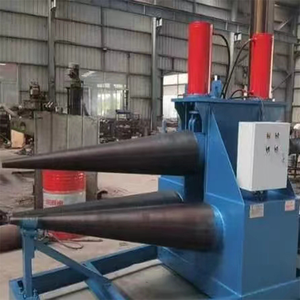 Machine automatique hydraulique de cône de roulement de feuille de fer d'arbre de trois rouleaux - Product Image 5