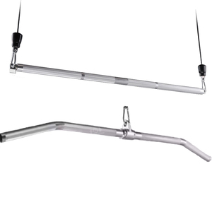 Fixations <span class=keywords><strong>de</strong></span> câble à barre droite en aluminium pour poignée <span class=keywords><strong>de</strong></span> poulie <span class=keywords><strong>de</strong></span> gymnastique - Product Image 6