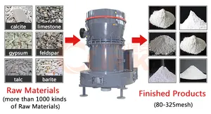 Moinho de pó para máquinas de mineração, equipamentos para fabricação de pó nova/segunda mão