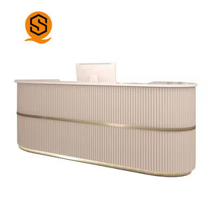 <span class=keywords><strong>Comptoir</strong></span> de réception moderne au design minimaliste pour salon de <span class=keywords><strong>beauté</strong></span>, établissement de <span class=keywords><strong>formation</strong></span>, bar - Product Image 5