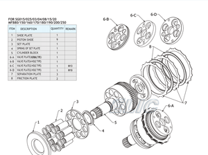 Moteur oscillant métallique ELIC E308C 199-4585 pour engins de construction et excavatrices, état neuf - Product Image 1