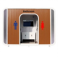 Toilettes mobiles Jiaxin Urban intégrées, grandes, extérieures, publiques, écologiques, en métal, pour zones touristiques, garantie 1 an
