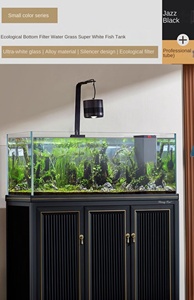 Aquarium de luxe écologique de <span class=keywords><strong>125</strong></span> gallons avec filtre et pompe de fond, verre ultra-clair à faible teneur en fer et support en aluminium - Product Image 4