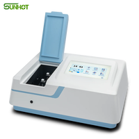 Hot Sale SUNHOT Single Beam UV-Visible Spectrophotometer with 10.1-inch Touchscreen 190-1100nm Wavelength Range Model SP-UV2101