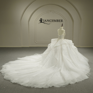 Vestido de Novia Elegante con Cuentas y Bordado de Encaje de Alta Calidad Gt26035, Gran Venta, Estilo Hada, Jancember - Product Image 4