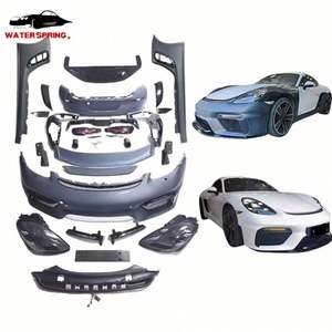 Kit carrosserie large pour Porsche Cayman 981, kit de carrosserie pour mise à niveau, kit de pare-chocs 718 GT4 PP, 718 pour Cayman 981 style GT4 - Product Image 2