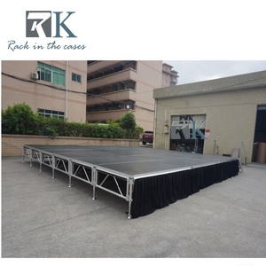 Outdoor Portable Aluminum Alloy Mobile <b>Stage</b> Detachable <b>Stage</b> <b>Platform</b> Foldable Design for Events Concerts Weddings Truss - Product Image 3