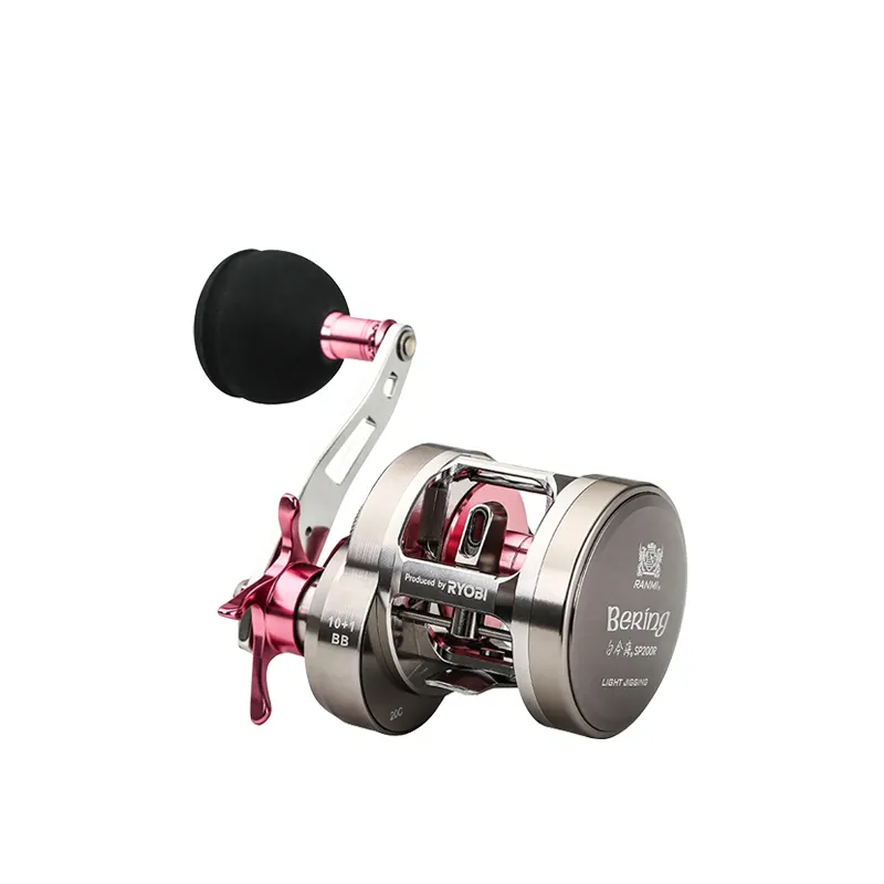 RYOBI RANMI BERING SP200 Rechts- und Linkshänder leichtes Jigging Seefischen-Spulen-Gang-Verhältnis 6,8:1 BB 10+1 12Kg von Maximal-Wraufstoß