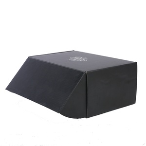 Custom Printed Recyclable Luxury Packaging Box With Own Logo Shoes Black Foldable Cardboard Clothing Packaging Box - Product Image 5