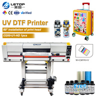 Nueva Impresora Digital Automática de Inyección de Tinta UV de LETOP Machinery, 600dpi, Máquina de Impresión Rollo a Rollo para Pequeñas Empresas, para Plotter de Etiquetas