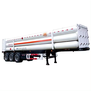 CNG 10 tüp yarı römork CNG <span class=keywords><strong>Tank</strong></span> kamyon 20 Feet 40 Feet yakıt <span class=keywords><strong>tank</strong></span>ı kamyon <span class=keywords><strong>LNG</strong></span> CNG gaz depolama - Product Image 1