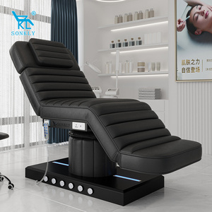 Cama de Belleza Eléctrica SONKLY, Mesa de Masaje para Salón de Belleza, Cama de Spa Médico para Esteticista Facial, con Pedal y Calefacción - Product Image 1