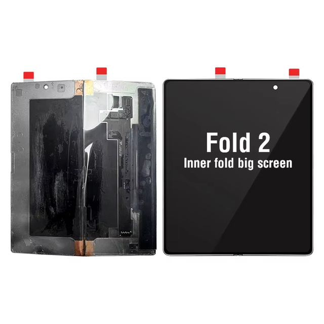 Mobile Phone Screen LCD Assembly Z Fold 2 Big Screen Inner Fold Display 2560x1440 Resolution Incell LCD Capacitive Touch 6.4" 1