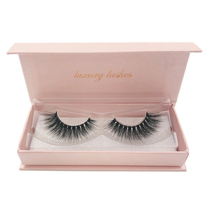 Bo&icirc;te rose clair de luxe pour cils de <strong>vison</strong> avec bo&icirc;te &agrave; cils rose bo&icirc;te rose clair conception de cils de fen&ecirc;tre - Product Image 6