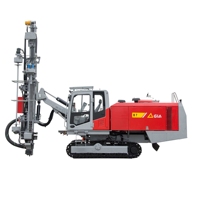 Minería de orugas integrada todo en uno totalmente hidráulica DTH para roca 30m 264kw GIA plataforma de perforación con compresor de aire