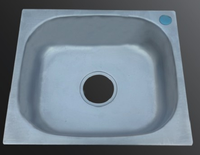 4236 Installation de sous-montage pour évier de cuisine et de salle de bain en acier inoxydable à bassin unique avec robinet à un trou non inclus