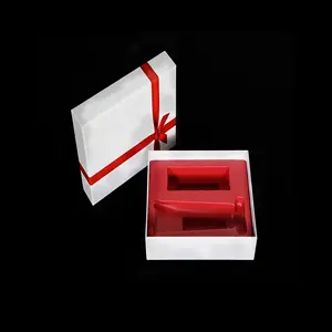 Custom vacuum formed blister cosmetics tray insert into cardboard box for wholesale