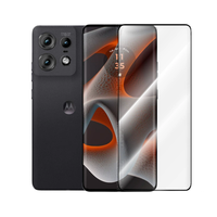 Protection d'écran en verre trempé incurvé 3D plein écran pour Moto Edge 50 Pro / Edge 60 Fusion 60s Pro