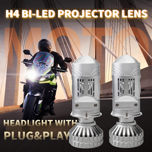 Newest Model V1pro with <strong>Ballast</strong> LHD 90W 12V 24V H4 Mini Bi Led <strong>Projector</strong> Headlight 6000K White Led H4 Car Motorcycle Light - Product Image 2