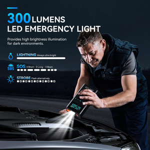 Arrancador <span class=keywords><strong>de</strong></span> Baterías para Autos y Motocicletas OEM Personalizado, <span class=keywords><strong>Banco</strong></span> <span class=keywords><strong>de</strong></span> Energía <span class=keywords><strong>de</strong></span> 16800 mAh y 4500 A, Potenciador Portátil con Bomba <span class=keywords><strong>de</strong></span> Aire - Product Image 3