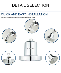 Filtro de Ducha Redondo Grande Personalizable de 15 Etapas con Vitamina C, Filtro de Agua de Ducha de Carbón ABS para Baño y Electrodomésticos - Product Image 4