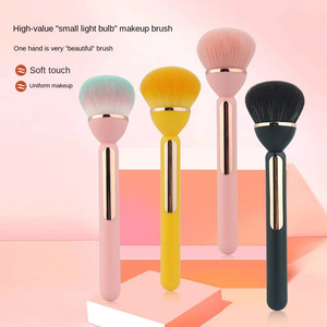 Petit pinceau à poudre pour le maquillage des ongles, poils synthétiques en forme de lotus, manche en plastique, pinceau de beauté, MOQ 10 pièces - Product Image 2