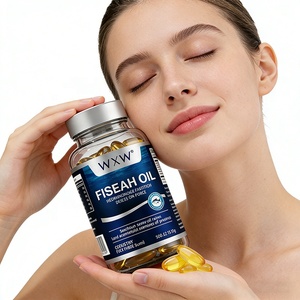 Cápsulas <span class=keywords><strong>de</strong></span> Aceite <span class=keywords><strong>de</strong></span> Pescado Omega-3 en Gel Suave, Suplemento para Mejorar la Vista en Adultos, Venta Caliente - Product Image 2