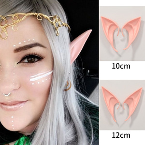 Décorations d'oreilles d'elfe réutilisables en latex De Long pour cosplay adulte et fêtes d'Halloween (utilisation extérieure) – Articles de fête - Product Image 5