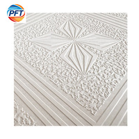 Plafond en PVC carré moderne, classe A, ignifuge, résistant à l'humidité, pour appartement, centre commercial, hôtel, hôpital, gymnase, atelier, supermarché