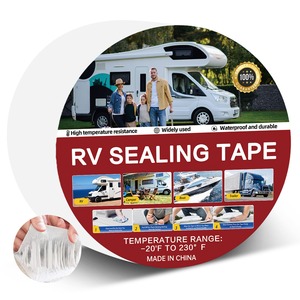 Cinta selladora de butilo blanca para techos de caravanas, resistente a los rayos UV, impermeable y a prueba de intemperie, para reparación de fugas en caravanas, remolques y barcos, precio al por mayor. - Product Image 1