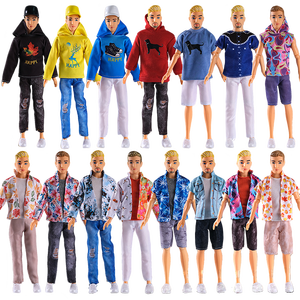 Vêtements de poupée <span class=keywords><strong>KEn</strong></span> en gros 1/6 30 cm - Tenue de poupée masculine tendance décontractée euro-américaine - Product Image 2
