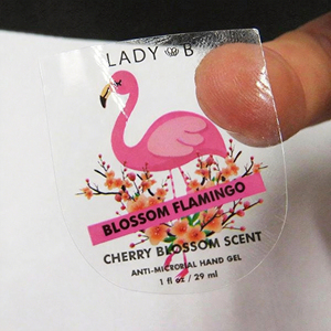 Transparent Label <strong>Stickers</strong> <strong>Printing</strong> Wholesale High Quality Private logo Transparent <strong>Stickers</strong> - Product Image 3