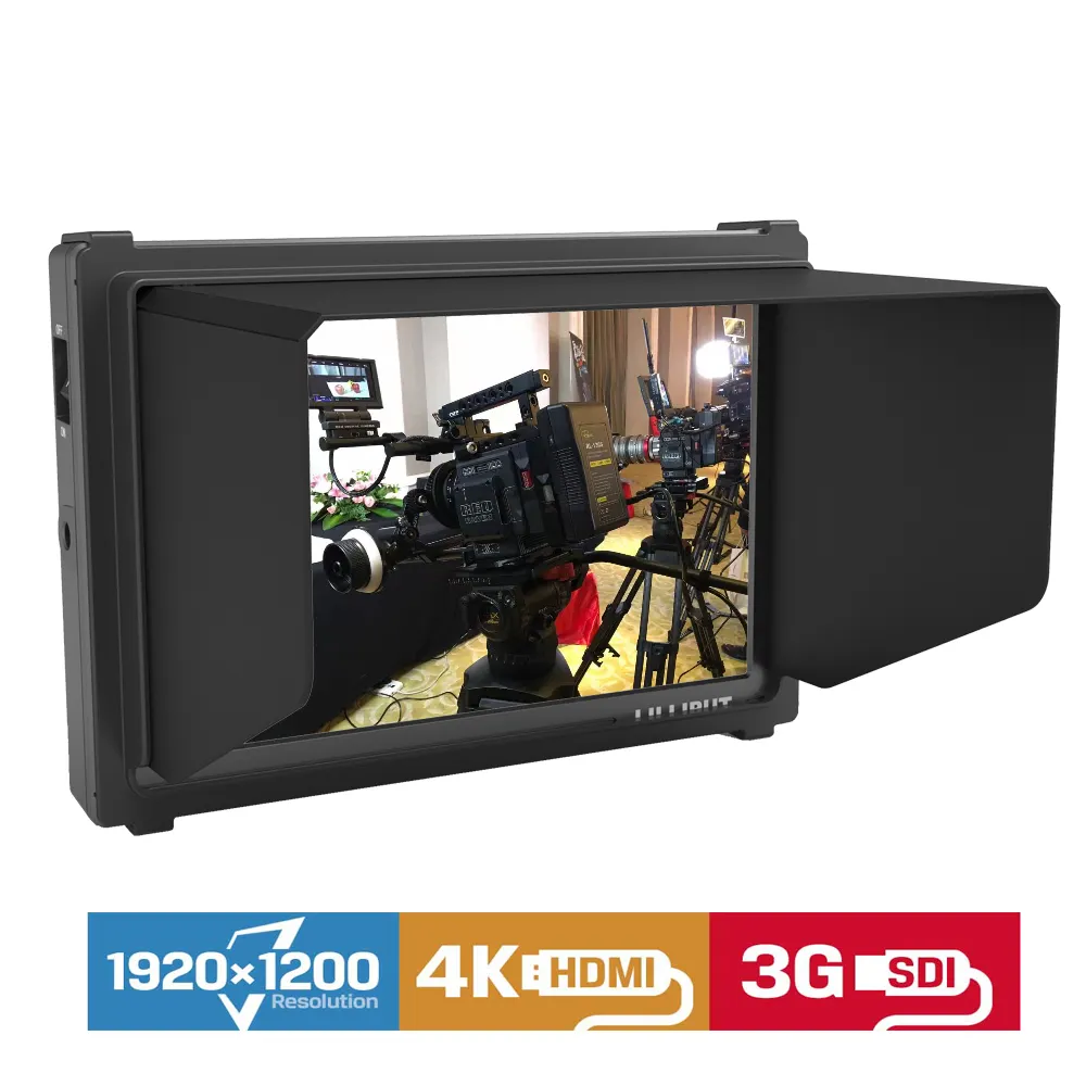 Lilliput Fs7 Metalen Behuizing 7 Inch 3G-Sdi 4K Hdmi Dslr Camera Veld Video Monitor Met Piek, Valse Kleur Hefboom Meter Functie