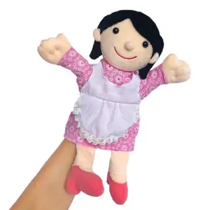 Jouet accessoire de performance sur scène pour enfants, figurine familiale, personnage, rôle, marionnette à main en peluche, 2023