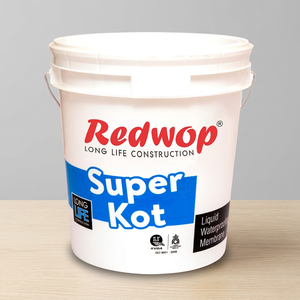 SUPERKOT Revêtement imperméable acrylique renforcé robuste avec additifs pour mur de toit de terrasse longue durée de haute qualité - Product Image 5