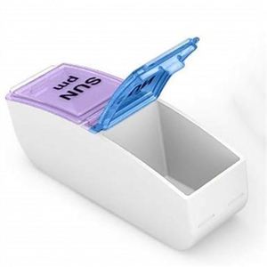 Organisateur de pilules personnalisable pour 7 jours, boîte à pilules hebdomadaire AM/PM avec 14 compartiments - Product Image 4