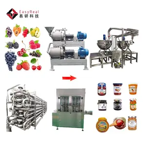 New Automatic Fruit Jam Lines Jam Making Machine Equipment Machinery for Industrial Jam Production Line