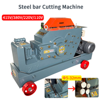 Vente directe usine GQ45A Machine à couper les barres d'armature 5-35mm Coupe-fers à béton Tension personnalisée Équipement de construction OEM