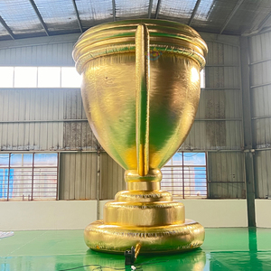 Trofeo inflable de <span class=keywords><strong>copa</strong></span> dorada <span class=keywords><strong>gigante</strong></span> de 6m de alto, Trofeo publicitario inflable personalizado para Decoración - Product Image 4