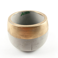 Pot de fleurs en ciment fait main, design oriental classique, moderne et créatif, pour sol et jardin