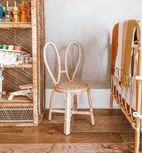 เก้าอี้เด็กทำจากหวายเป็นมิตรต่อสิ่งแวดล้อมมีหลายสีเก้าอี้สำหรับเด็กมีโบว์หวายขายส่งพร้อมส่งจากเวียดนาม - Product Image 1