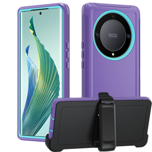 Funda de teléfono de protección completa a prueba de golpes 360 para <span class=keywords><strong>Huawei</strong></span> P30 Pro Hard PC 3 en 1 funda de teléfono para <span class=keywords><strong>Huawei</strong></span> Y9 <span class=keywords><strong>Prime</strong></span> con Clip para cinturón - Product Image 2