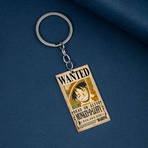 All'ingrosso di alta qualità un pezzo voluto Anime cartone animato stampato in acciaio inossidabile distintivo <span class=keywords><strong>portachiavi</strong></span> personalità in metallo <span class=keywords><strong>portachiavi</strong></span> - Product Image 4