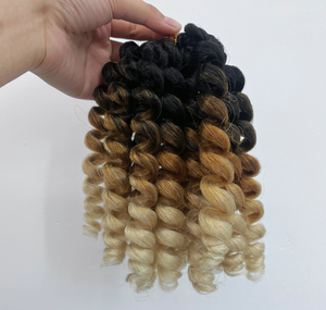 Oferta: Cabello Sintético para <span class=keywords><strong>Trenzas</strong></span>, Estilo Afro, Rizado, Pre-enlazado, de 8 Pulgadas, Corte Bob <span class=keywords><strong>Corto</strong></span>, C15 - Product Image 1