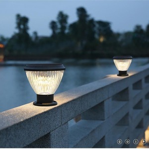 <span class=keywords><strong>Fari</strong></span> a Colonna LED Solari IP65 con Angolo di Illuminazione a 360°, Batteria al Litio Ferro Fosfato, Controllo Wireless, Illuminazione da Giardino Bicolore - Product Image 1