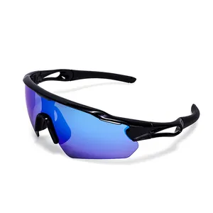 HUBO-gafas de ciclismo con espejo, lentes fotocromáticas coloridas para bicicleta de montaña o carretera, 516