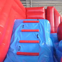 Jeux de parcours d'obstacles gonflables Wipeout Bouncer-Big Jumper Balls Wipeout Challenge Red Ball Game
